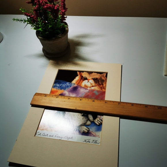 Whimsical Matted Erika Oller Signed Print - Picture 11 of 16